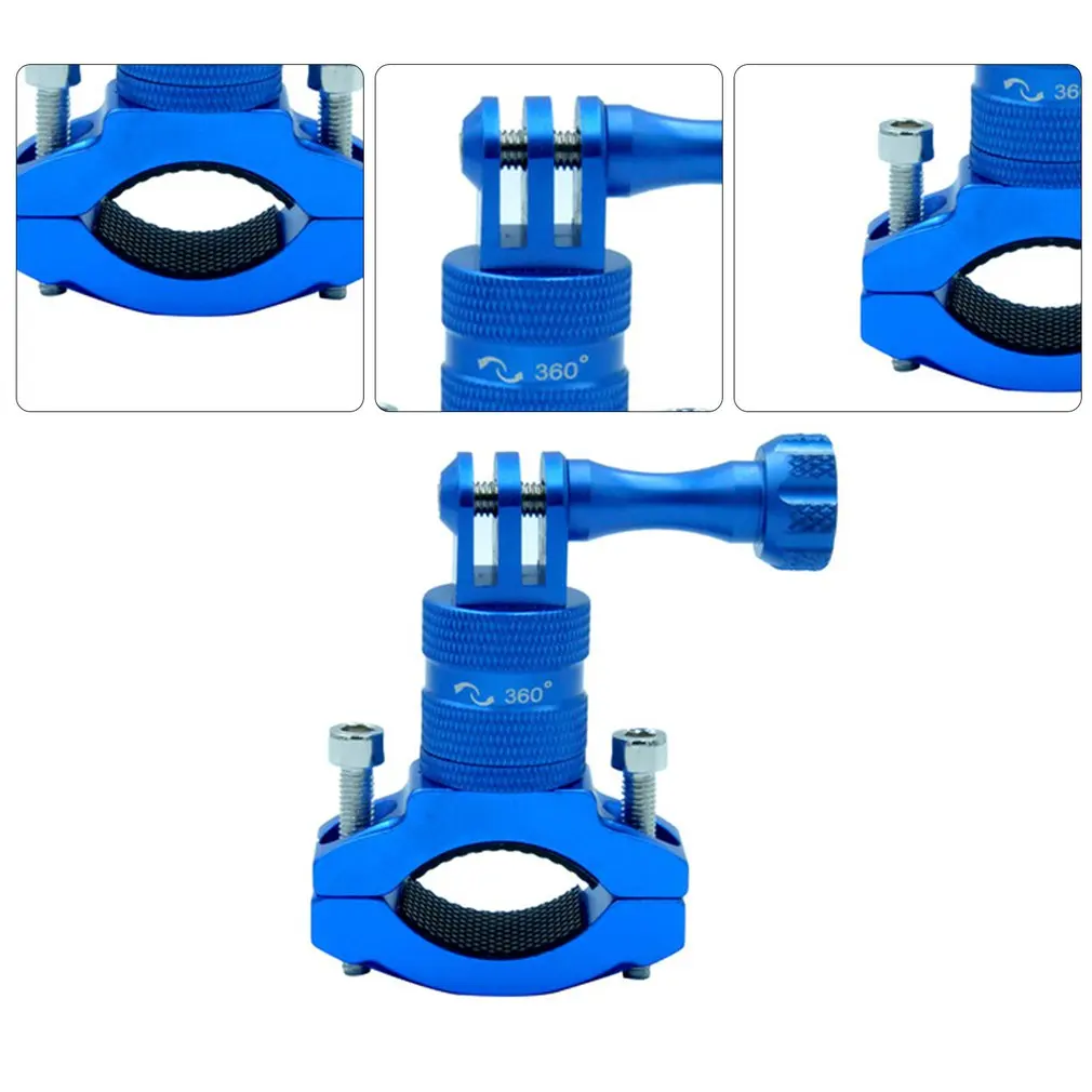 bike bicycle phone holder 360 swivel universal cycling motorcycle handle bar stand mount clamp metal for mtb gopro action camera free global shipping