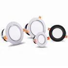 Встраиваемые светодиодные светильники с регулируемой яркостью, 3 Вт, 5 Вт, 7 Вт, 9 Вт, 12 Вт, 15 Вт, COB светодиодные светильники, 110 В, 220 В переменного тока, светодиодная лампа с теплым натуральным и холодным белым светом