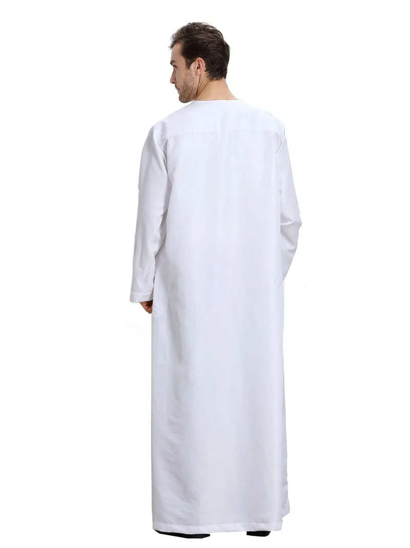 Arab Muslim clothing for men thobe Arabic Islamic abayas dress Indian mens kaftan Robe Men XXL XXXL Plus size Clothes
