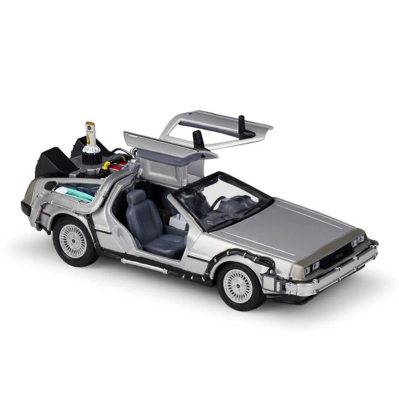 1/24 масштаб DMC 12 модель игрушки обратно в будущее Fly версия металлическая машина