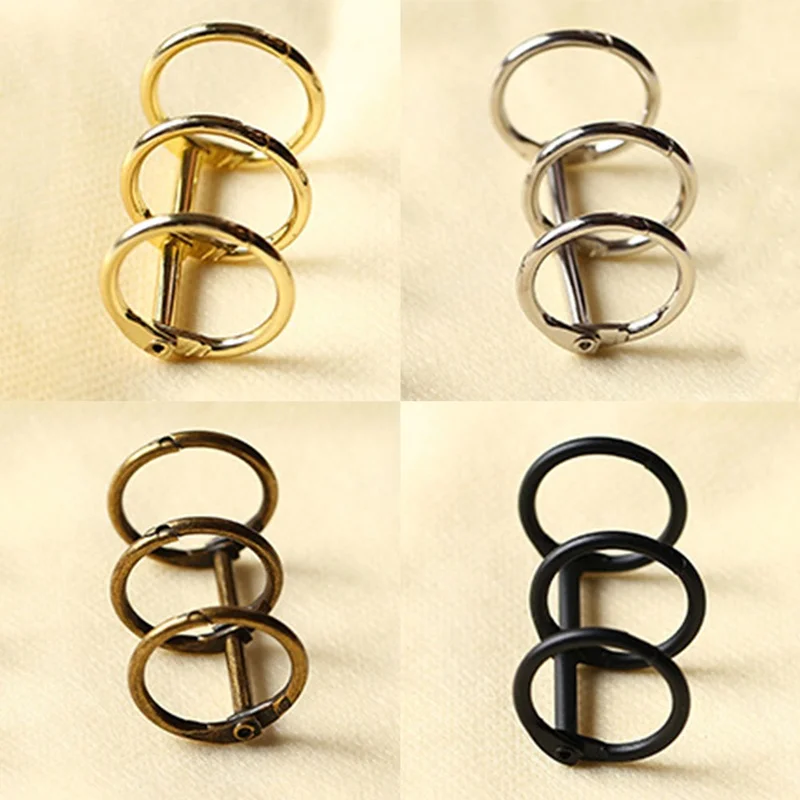 1pc Creative A5 A6 Metal Spiral Binder Clips Notebook File Folder Clip Ring Mental | Канцтовары для офиса и дома