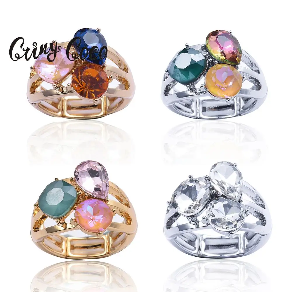 Женские Дизайнерские Большие кольца Cring Coco классические золотистые для