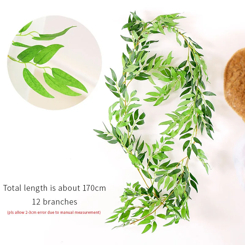 Искусственные Висячие растения ивовые искусственные лозы веточки для