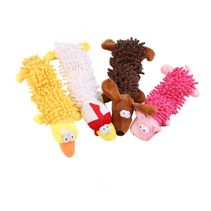 Забавная плюшевая игрушка-пищалка для кошек и собак пищалка щенков игрушка