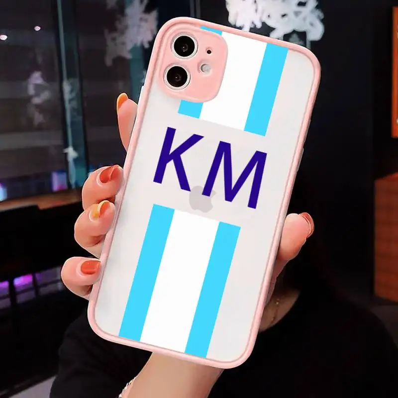 

DIY Custom name couple friends Phone Cases matte transparent For iphone 7 8 11 12 plus mini x xs xr pro max cover