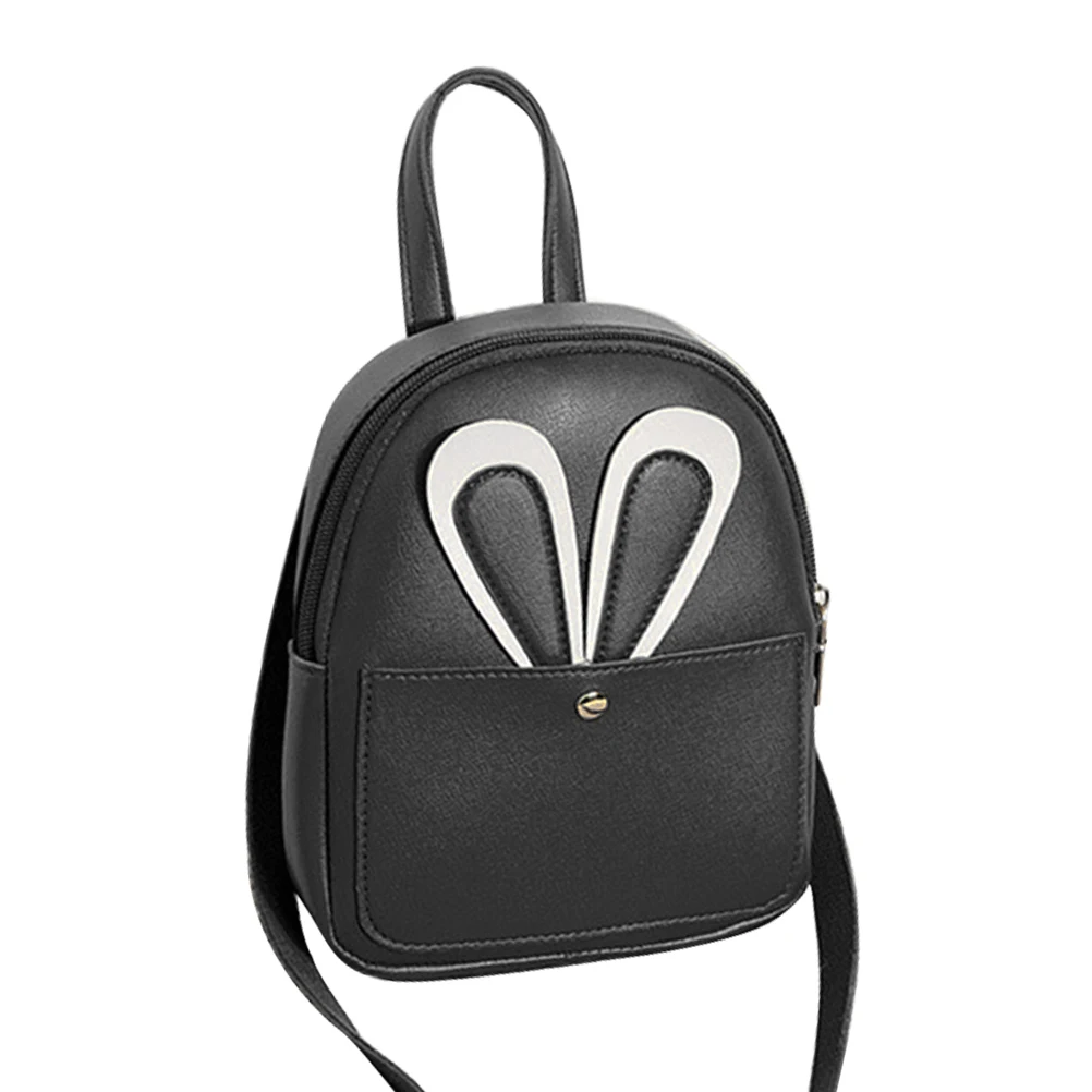 Женский мини рюкзак с милыми заячьими ушками маленькая Наплечная школьная сумка