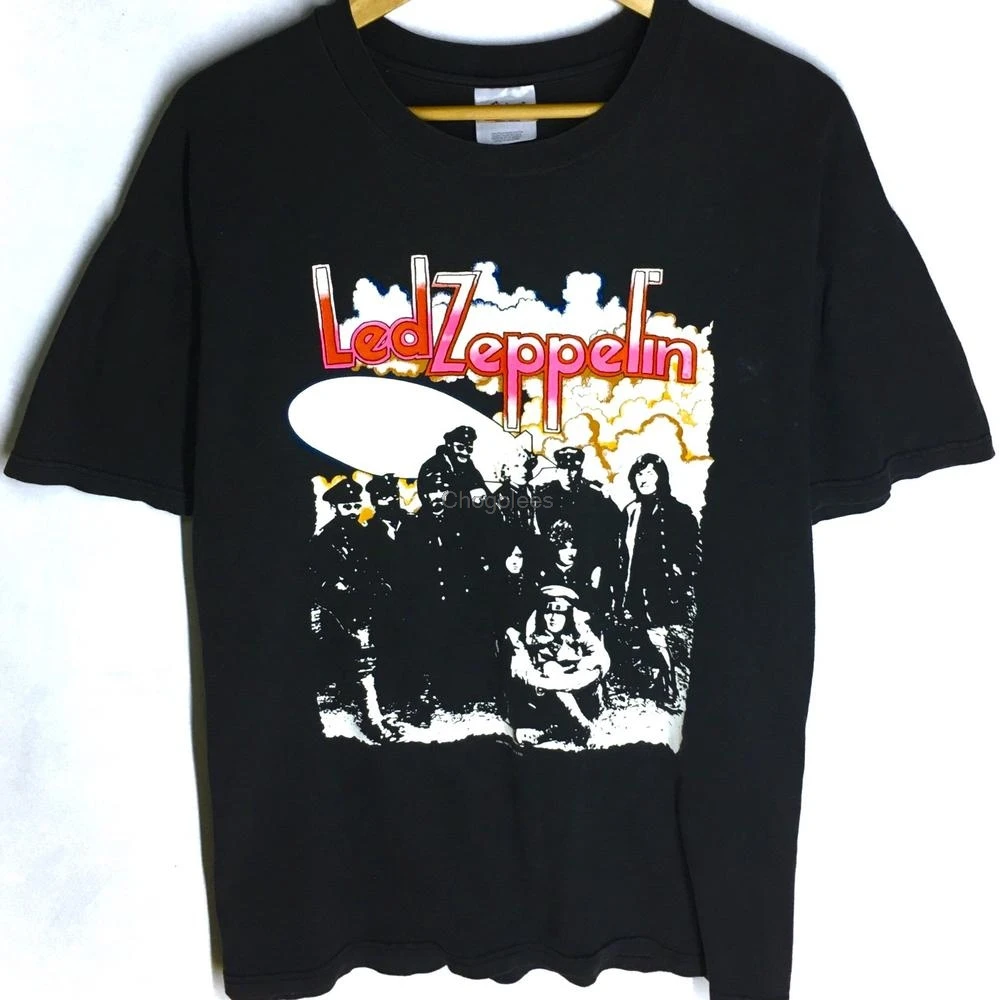 Редкий дизайн винтажный браслет Lep Zeppelin 1986s футболка | Мужская одежда