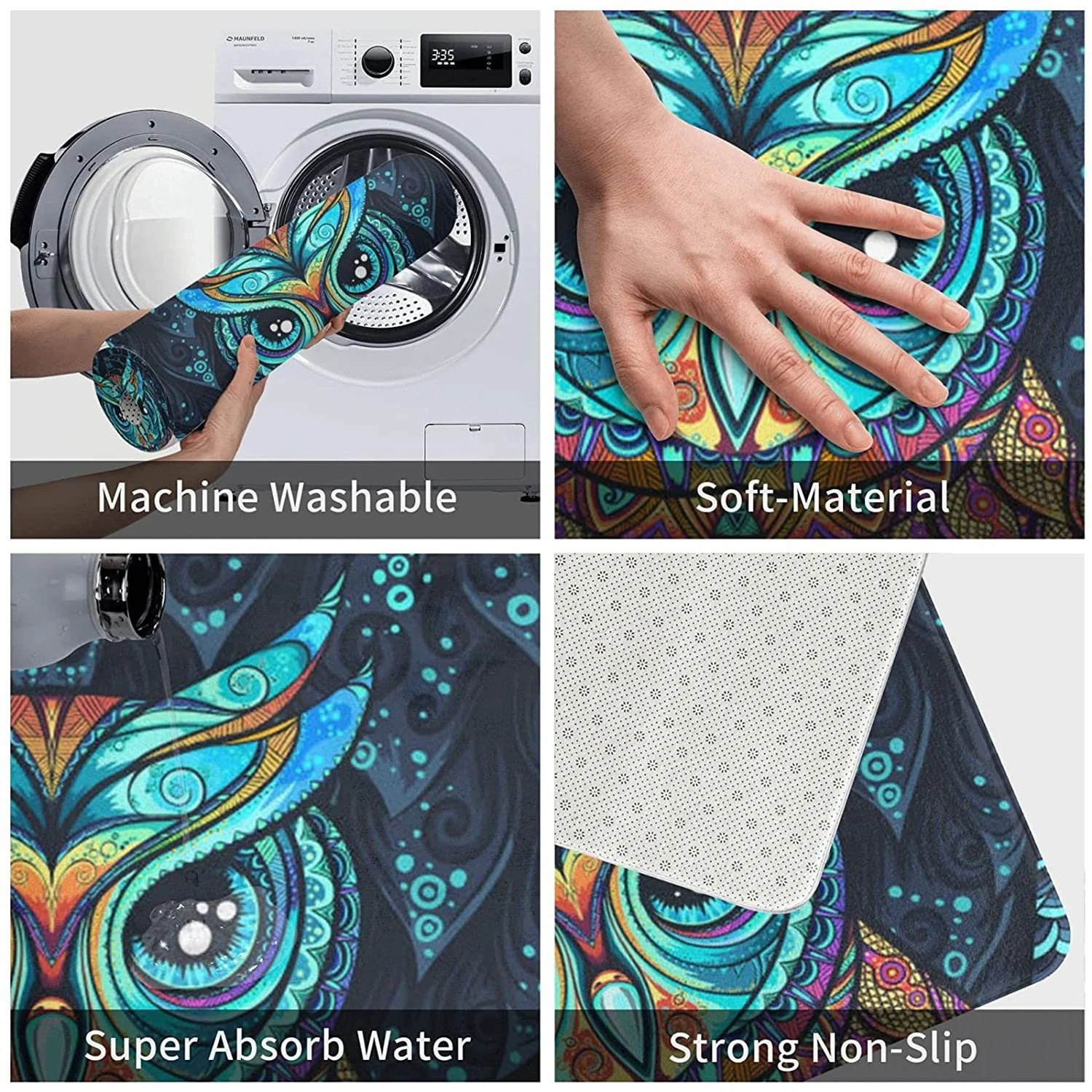 

Entrance mats, non-slip floor mats, door mats, floor mats, kitchen carpets, bathroom mats, balcony mats, room mats