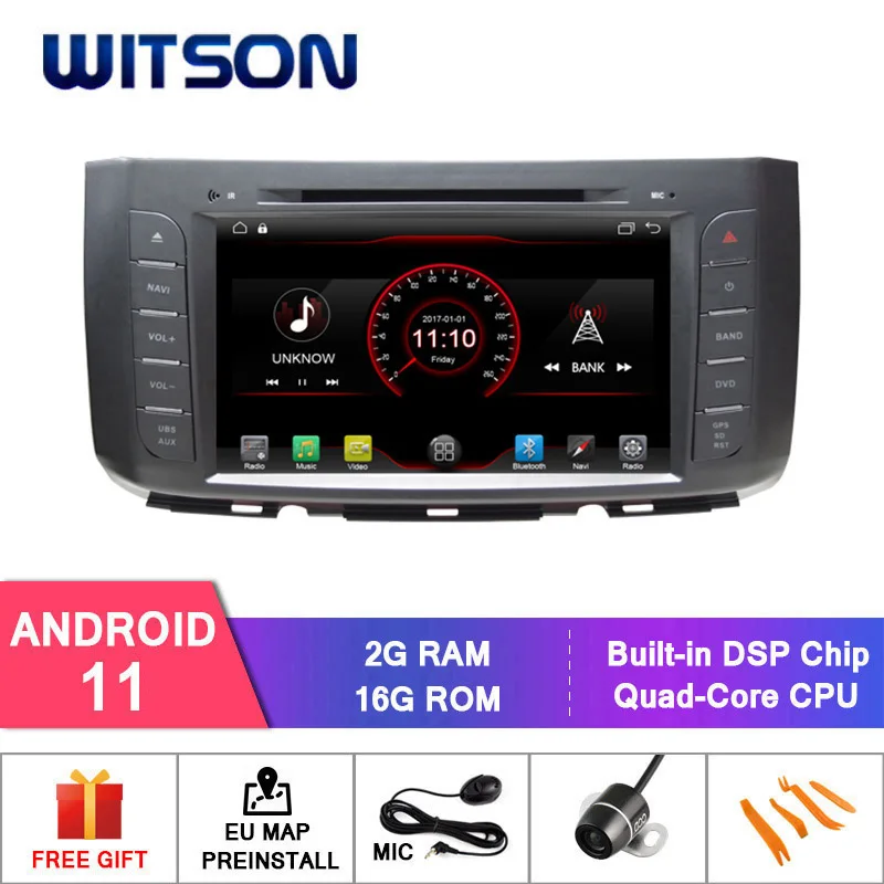 Автомобильный мультимедийный плеер WITSON Android 11 для TOYOTA Perodua Alza двойной Din 9