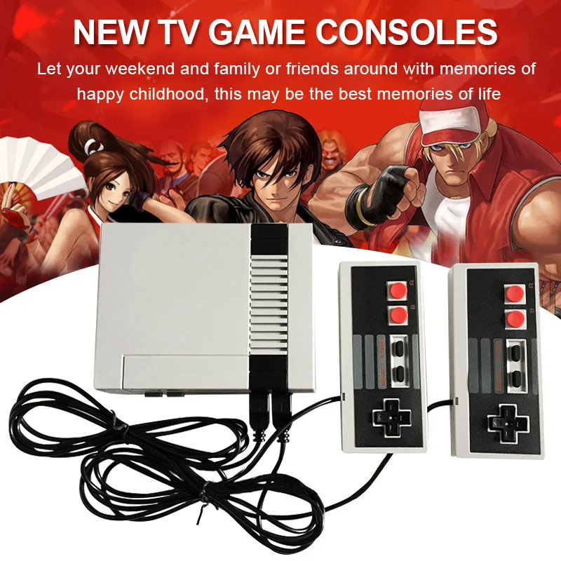 

MINI Retro Classic Handheld Game Player Family TV Video Game Console AV Port 500 Classic Games Dual Gamepad Gaming Player