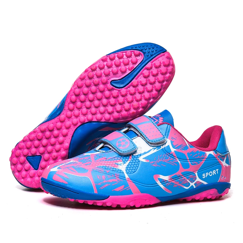 

Summer New Fashion SportsTF/FG Velcro Non-slip Design Football Shoes Outdoor Children Men's And Women's Football Shoes