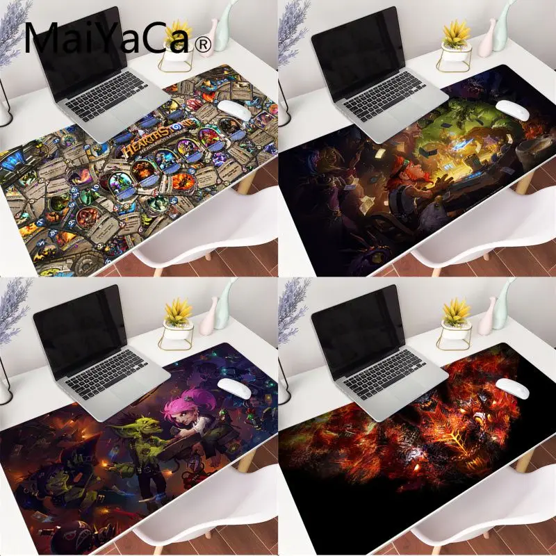 

Игровой коврик для мыши и ноутбука Hearthstone, MaiYaCa, новый дизайн, игровой коврик для мыши, большой коврик для клавиатуры с закругленными краями, ...