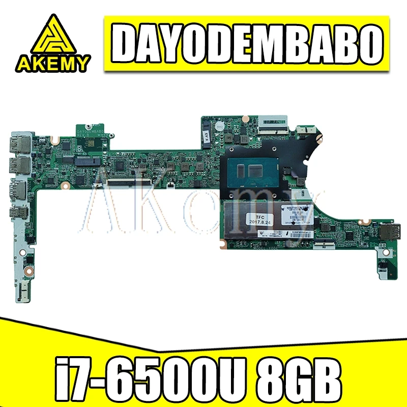 

For HP Spectre X360 13-41 Laptop Motherboard 861992-601 849425-601 DAY0DEMBAB0 8GB i7-6500U 2.5GHz CPU 8G