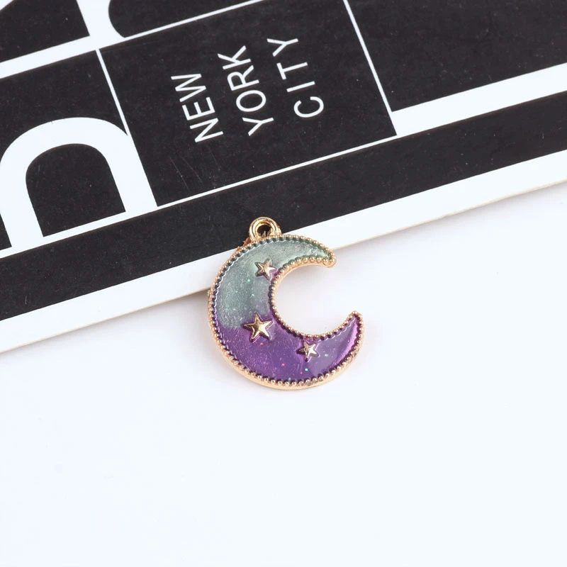 10 шт в упаковке новая горячая распродажа модная обувь массивные серьги виде Луны