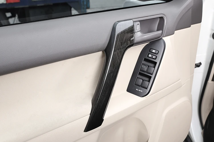 4PS интерьер АБС-системы автомобиля дверные ручки Накладка для Toyota Land Cruiser Prado FJ150 150 2010- года аксессуары