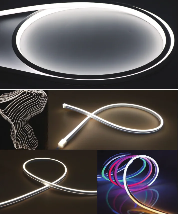 3.2ft 3020 WS2812B WS2811 LED Neon Rope Tube Silica Gel Flexible Strip Light Soft Lamp IP67 Waterproof for Decoration | Освещение