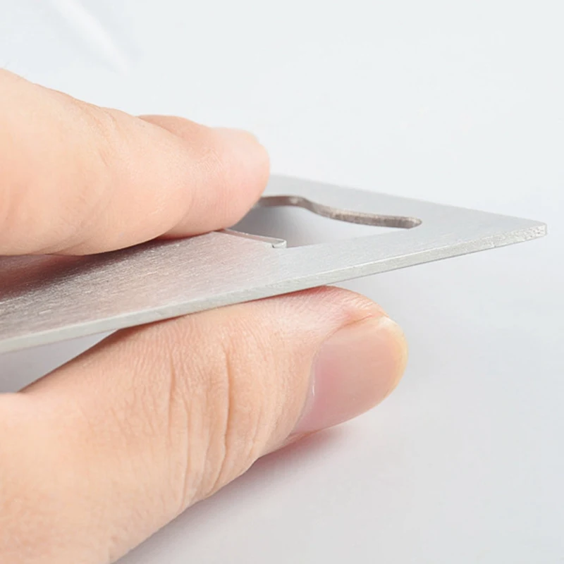 100 шт Персонализированные кредитные карты размером открывалка для бутылок