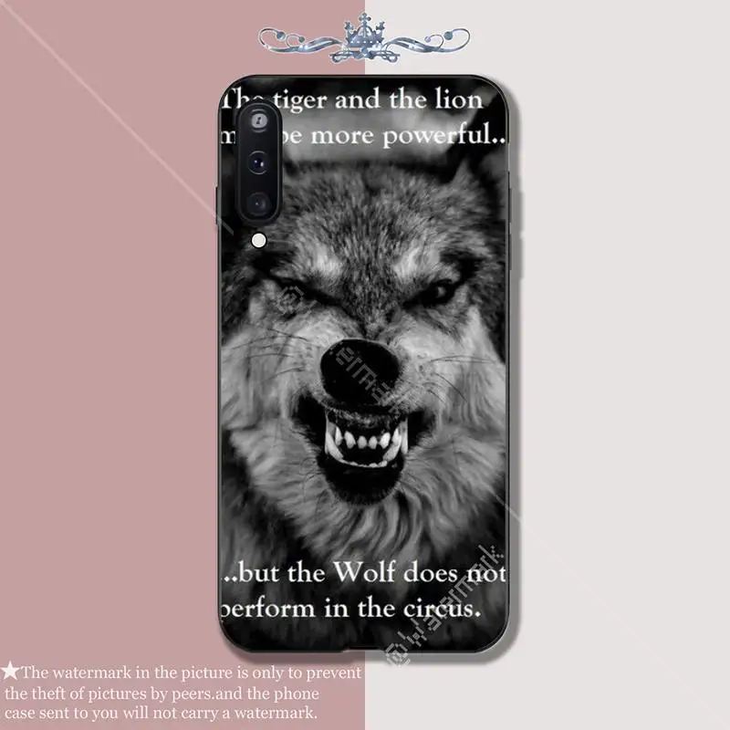 YNDFCNB Роскошный чехол для телефона с изображением злого снега волка Samsung Galaxy A 01 11 20
