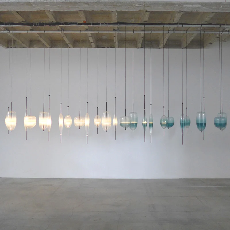 

Европейский стеклянный шар, винтажный светильник, потолочный светильник e27, подвесной светильник, светодиодные люстры, Потолочная люстра, с...