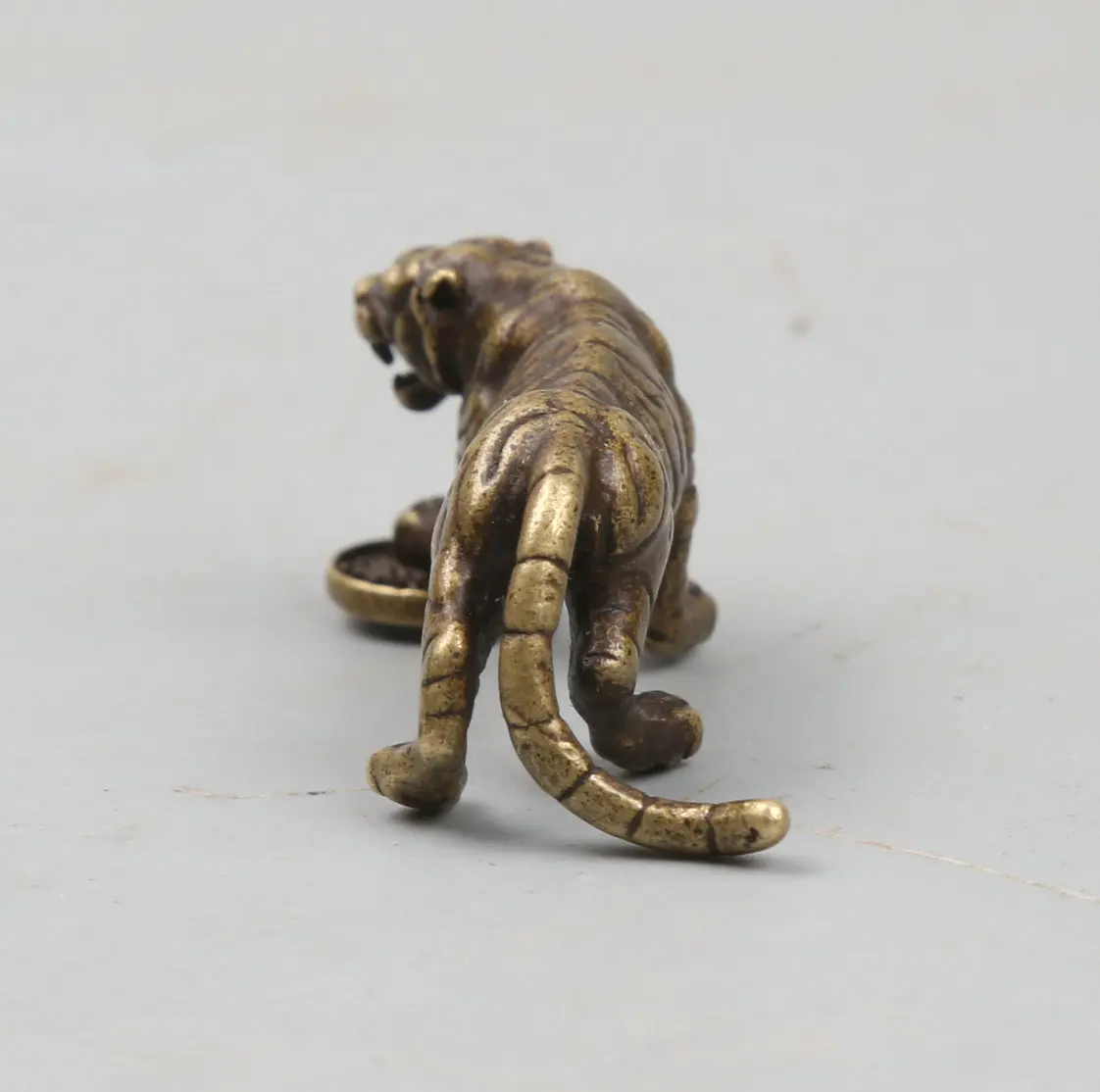 Коллекция редких китайских небольших бронзовых изысканных животных 54 мм/2 1 дюйма