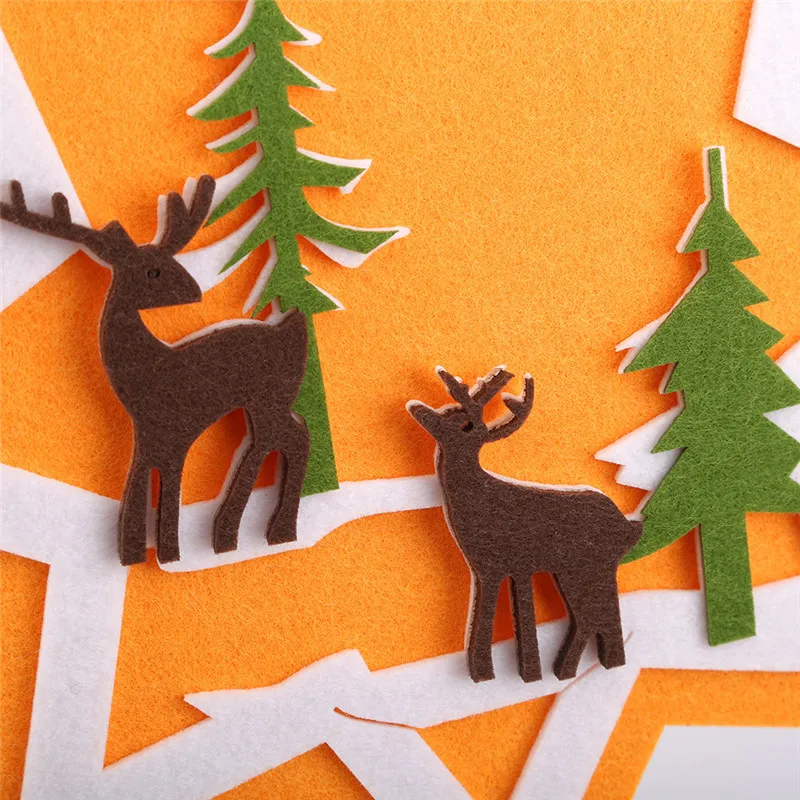 New Christmas Hanging Ornament Felt Decor With Rope For Xmas Tree Cloth Craft DIY Pendant | Дом и сад