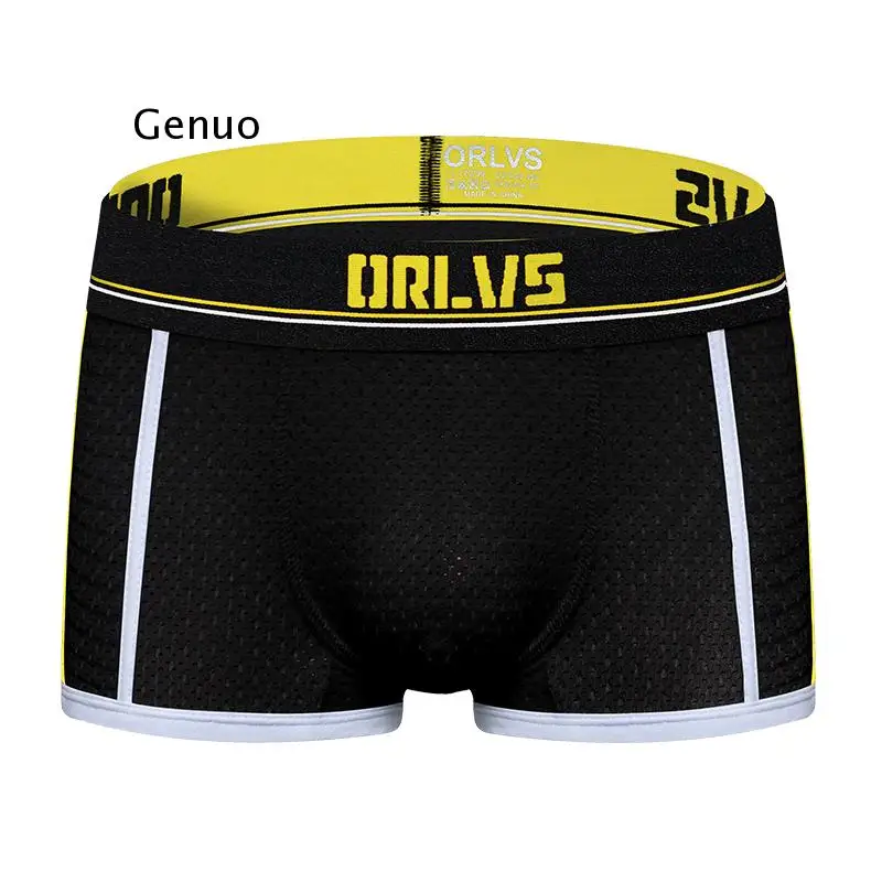 

Men Underwear Gay Boxer Mesh Boxers Breathable Man Male Panties Gay Boxershort Men's Clothing Homme Underpants