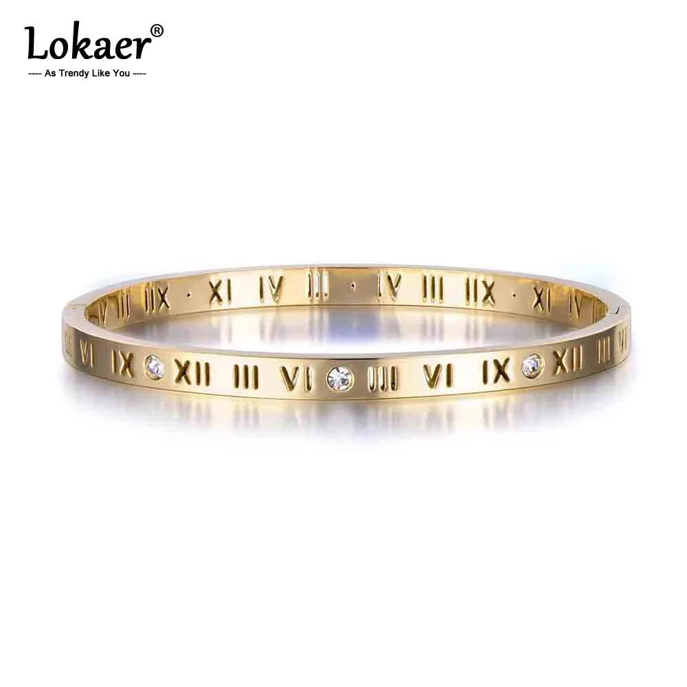 Женский ажурный браслет Lokaer B18092 Браслет-манжета из нержавеющей стали с