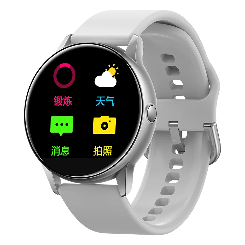 gray Wearpai C009 изогнутый цветной экран умный Браслет IP68 кровяное давление сердечный ритм браслет Интеллектуальный FitnessTracker шагомер - Цвет: gray