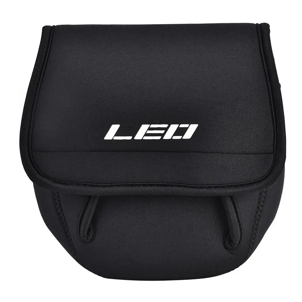 LEO 2 Size Fishing Reel Bag Waterproof Spinning Protective Cover Pouch with Adjustable Fastener Tape | Спорт и развлечения