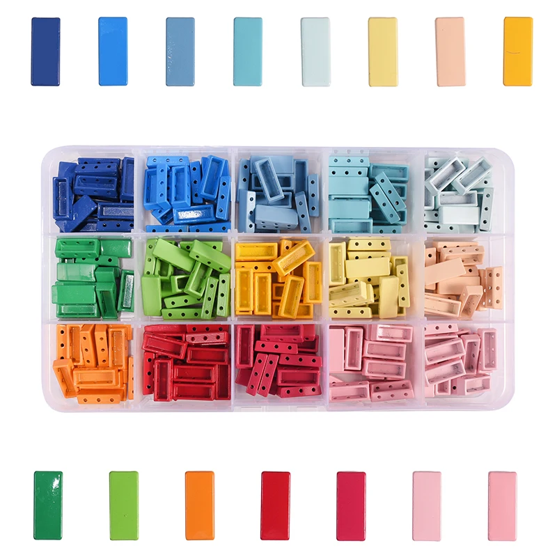 

Rainbow metal myuki tile beads square Japanese beads hematite seed beads delica armbandjes maken kralen charms jewellry making