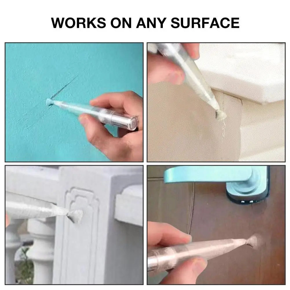 

2PCS Touch-Up Paint Pen Universal Repair Pen For Wall Furniture Surface Scratch Repair Brush Suction Pen Dropshipping Hot