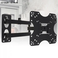 universal 22kg adjustable frosted material tv wall mount bracket flat panel tv frame small wrench cable clip17 42 inch lcd led