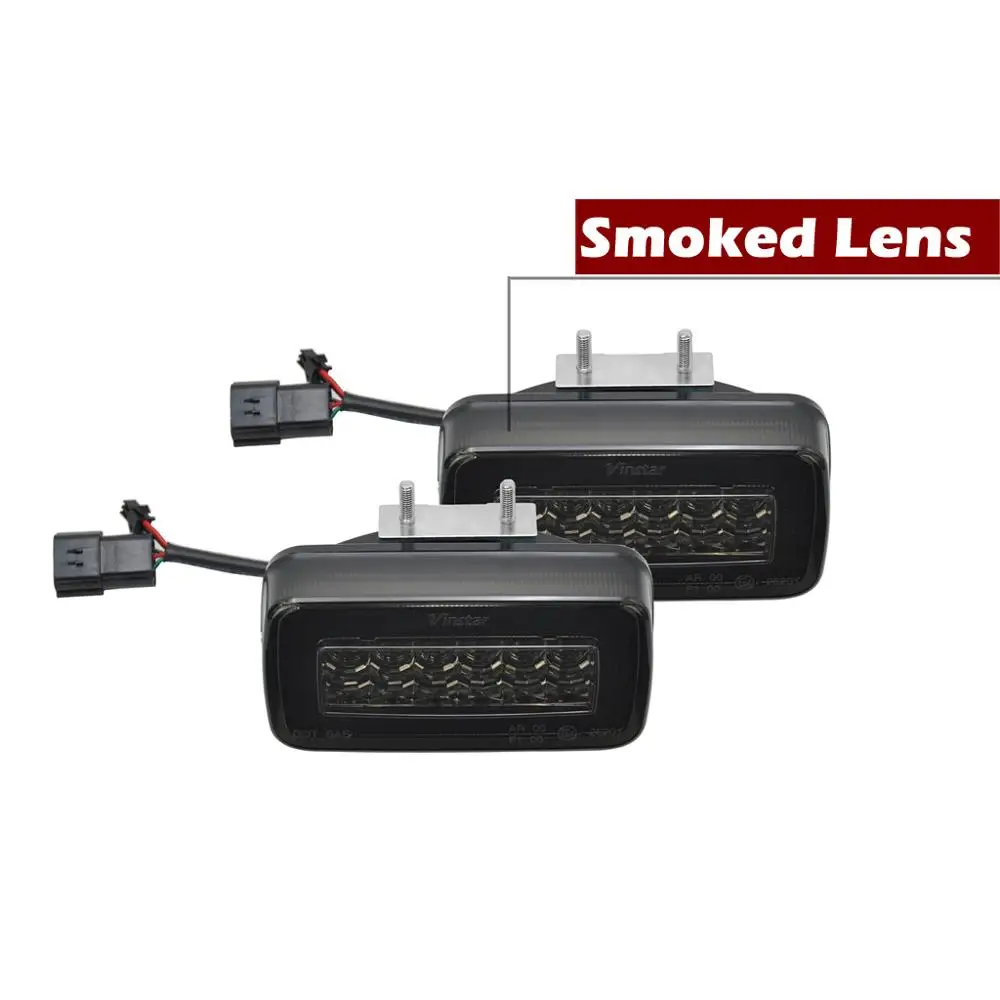 2 шт. для Mercedes Benz G-Class W463 G500 G550 G55 AMG 2-в-1 автомобильный задний бампер светодиодный