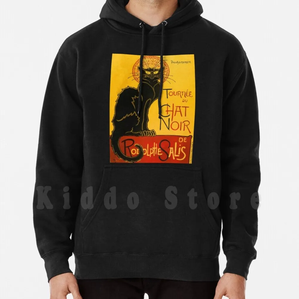 Винтажные толстовки Le Chat с длинным рукавом в Париже Франции французский