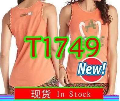 Футболка женская хлопковая быстросохнущая для бега и спорта T1749 | Спортивная