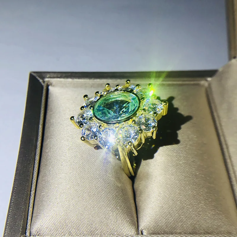 Женские свадебные кольца с цветком маргариткой и вишни высококачественные