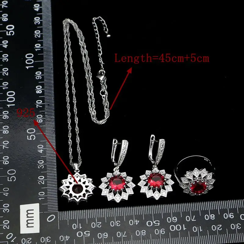 Горячая Распродажа модных комплектов ювелирных изделий для женщин из серебра 925