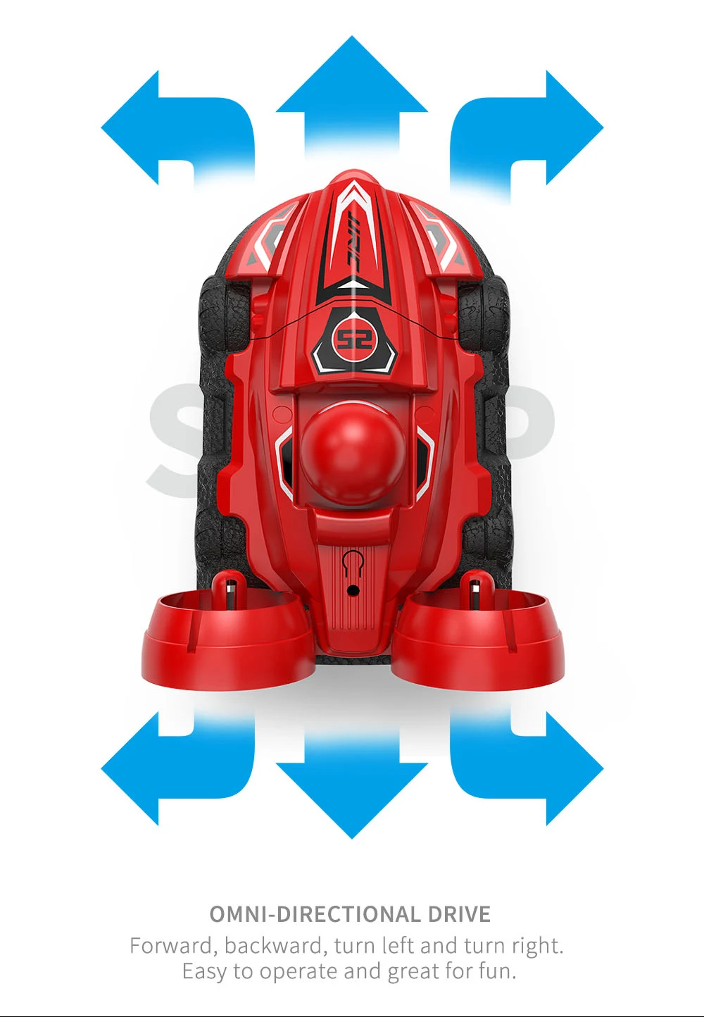 

RC Boat 2.4G 2 IN 1 Amphibious Drift Car Remote Control Car Hovercraft Speed Boat RC Stunt Car for Kid Boys Model Outdoor Toys