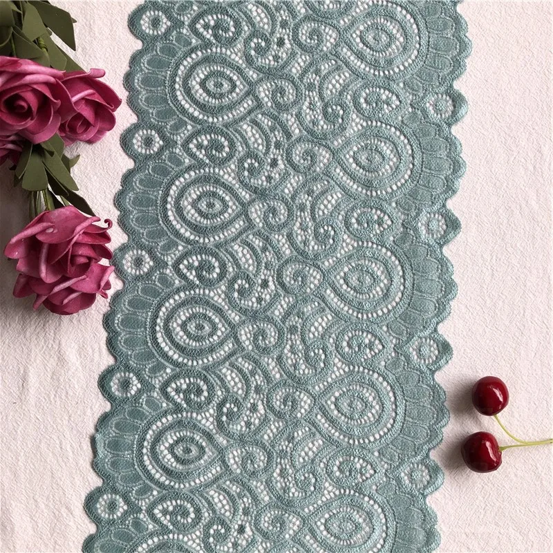 22m E1227-1 width floral lace trimming handmade lingerie dress clothing material diy apparel sewing &amp fabric ribbons | Дом и сад