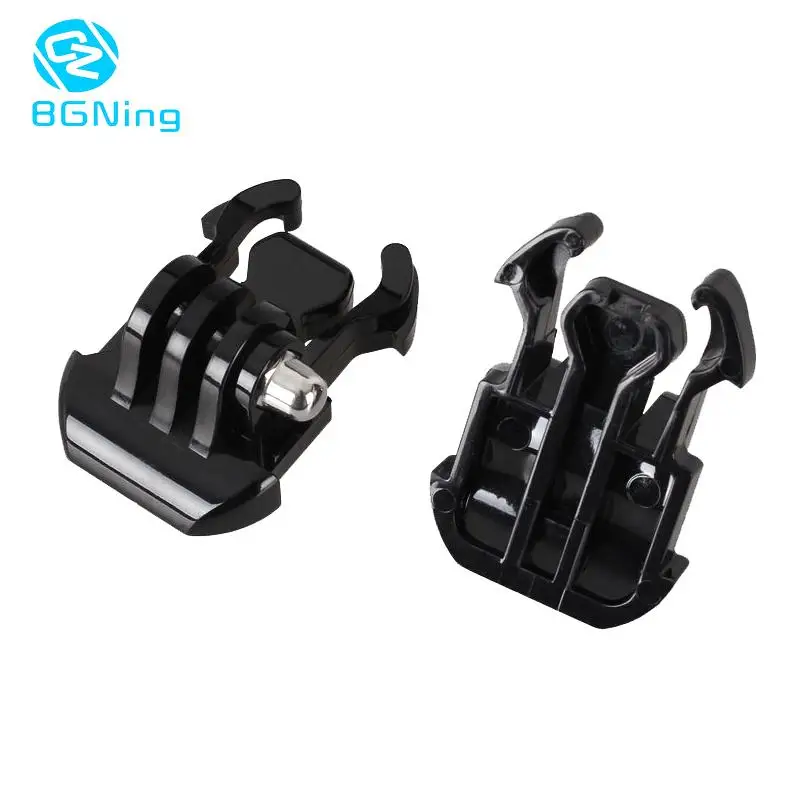 BGNing 2 шт камера БЫСТРОРАЗЪЕМНАЯ база для крепления на шлеме адаптер Пряжка J hook Gopro