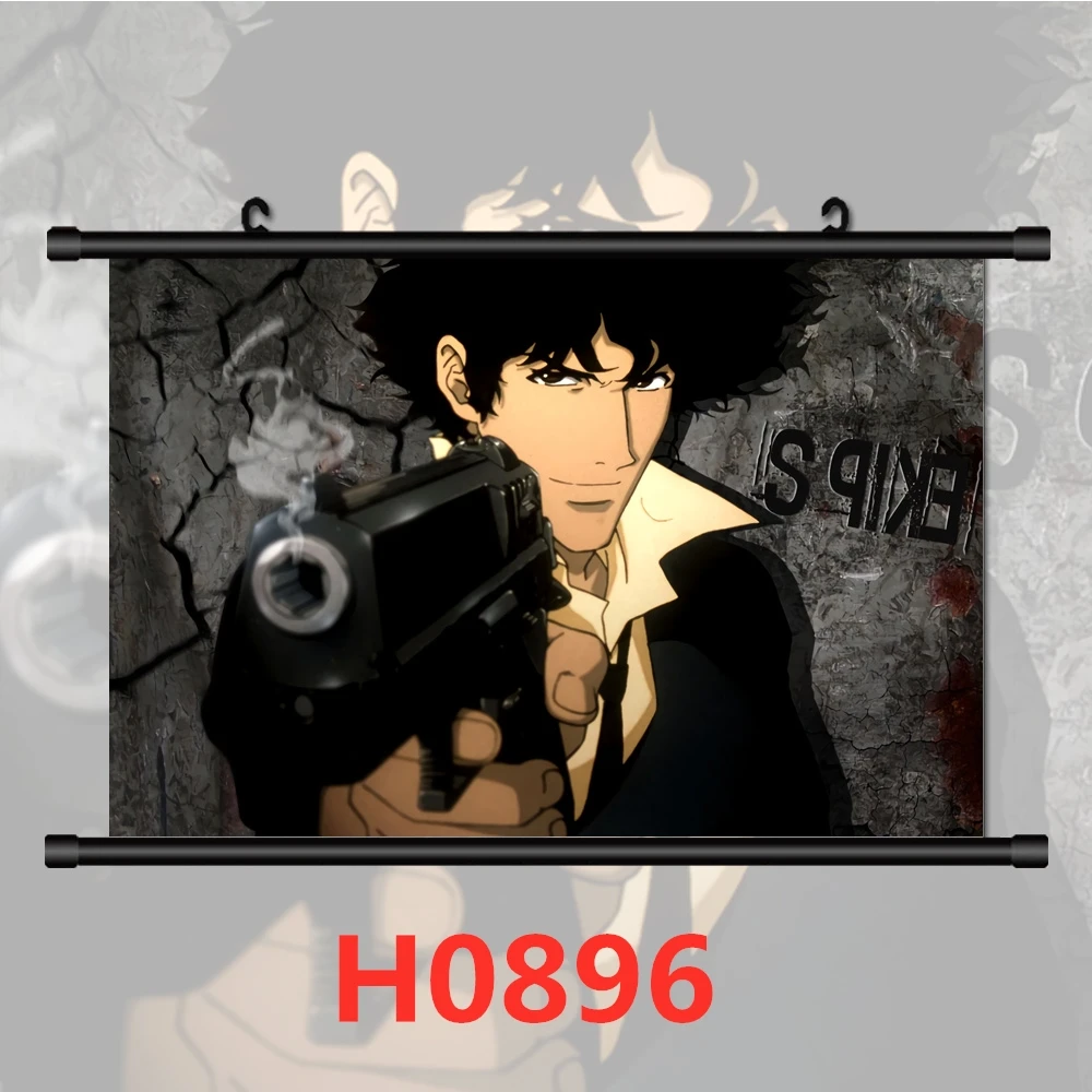 Ковбой Бибоп Спайк Шпигель Картина на холсте постеры и принты декор комнаты