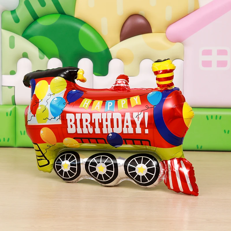 Car Ballons Truck Train airplane Foil Balloon police Globos Gift Happy Birthday Boyss Party Decorations Favor Kids car car balls