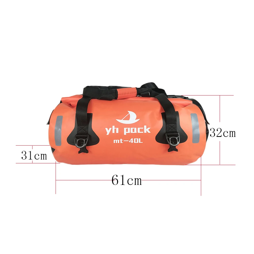 Мотоциклетные водонепроницаемые задние Сумки сумки на заднее сиденье 60л