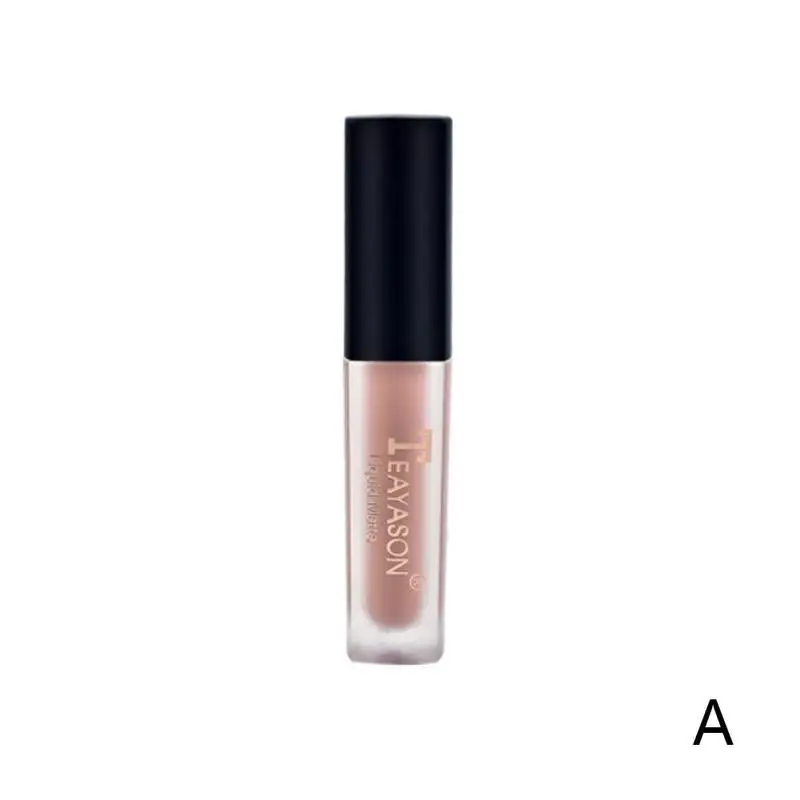 Матовая губная помада для красоты макияж стойкий Labiales красный, Матовый жидкий водостойкий макияж блеск для губ - Цвет: A