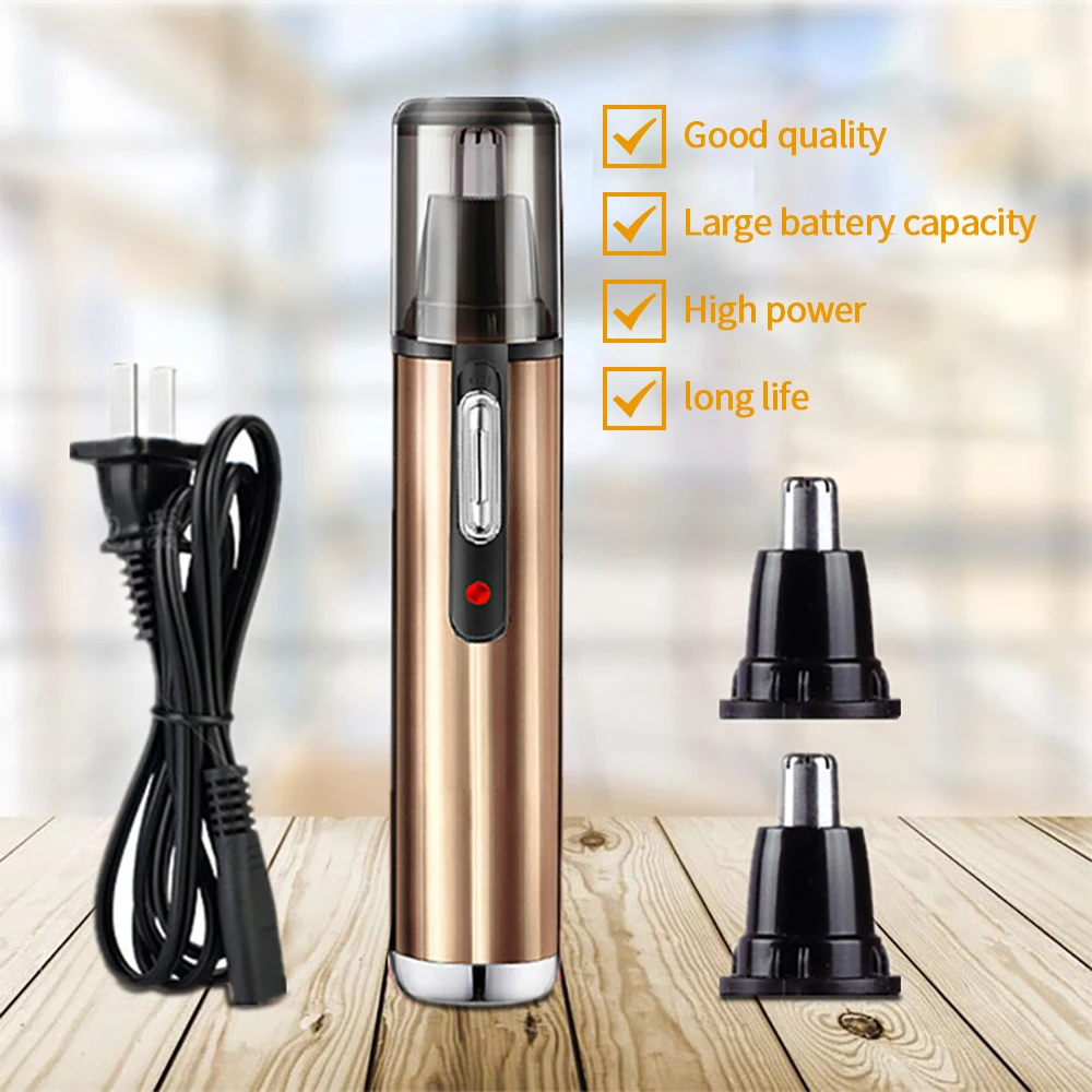 Зарядный триммер для волос в носу нож стрижки Безопасный инструмент ухода за