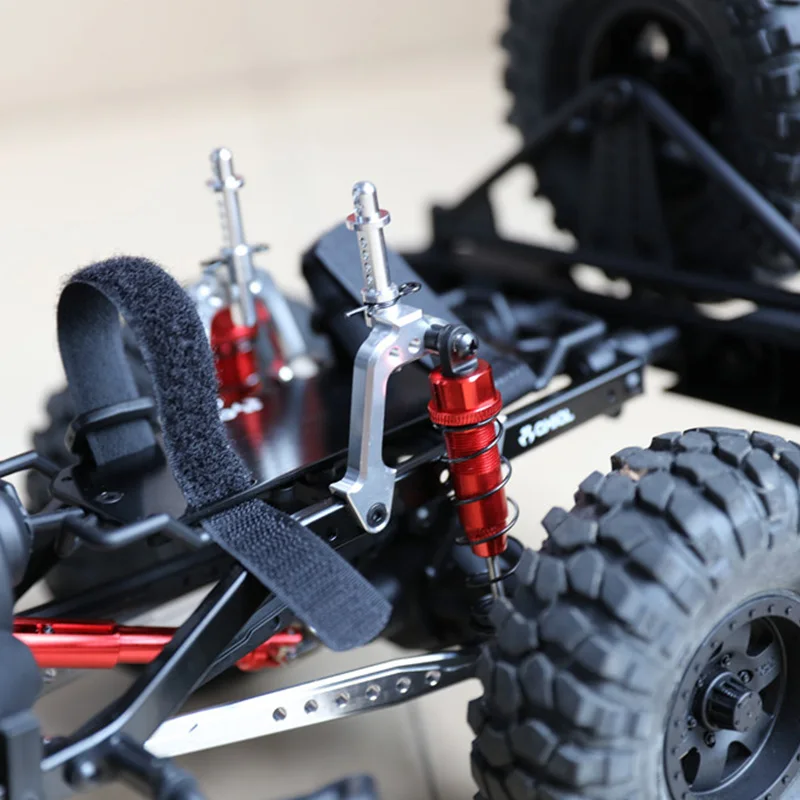 Для AXIAL SCX10 Wrangler RTR Алюминиевый задний нижний и верхний звенья длина деталей 122 мм