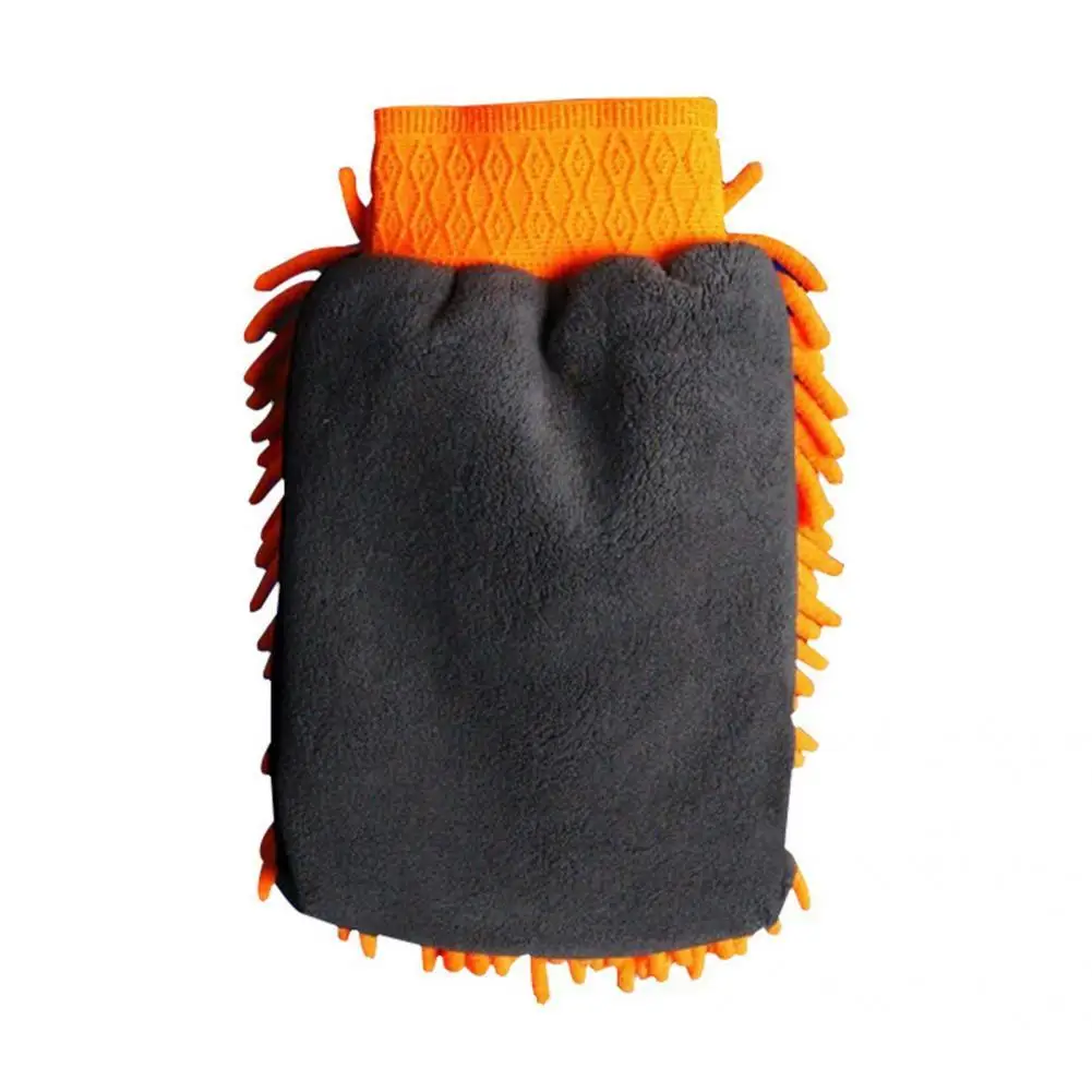 

Useful Waterproof Car Care Double-faced Coral Fleece Chenille Car Dusting Glove Car Wash Glove Car Wash Mitt