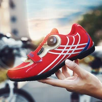 cheap couple cycling shoes men spd ultralight breathable road bicycle shoes men outdoor fluorescence sports bike sneakers man