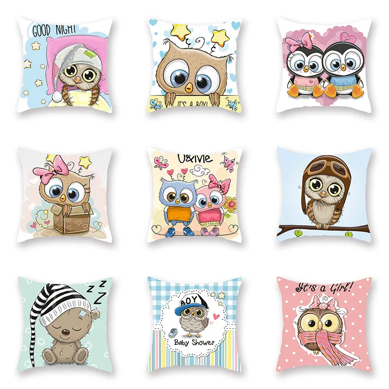 Мультяшная Милая наволочка Повседневная Гостиная Спальня универсальный чехол