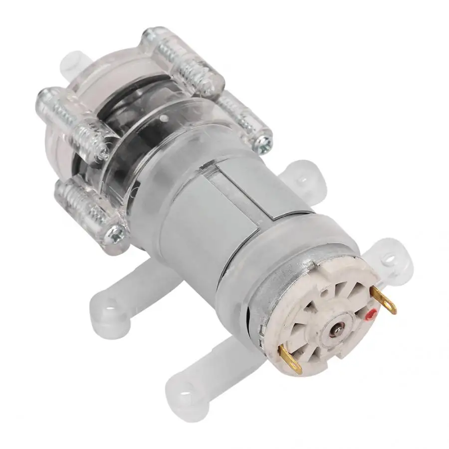 

385HPC-9 DC12V High Temperature Resistance Transparent Aquarium Mini Diaphragm Water Pump Garden Access Water Pump Vacuum